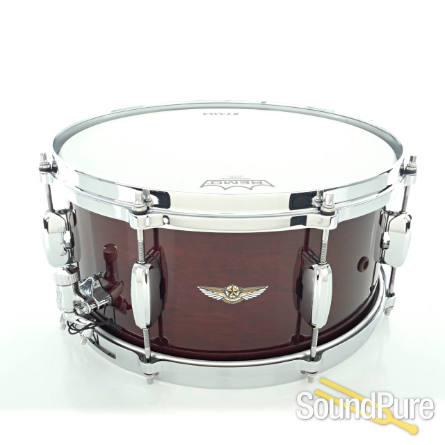 Tama 6.5x14 Star Walnut Snare Drum Dark Mocha Walnut — image 1