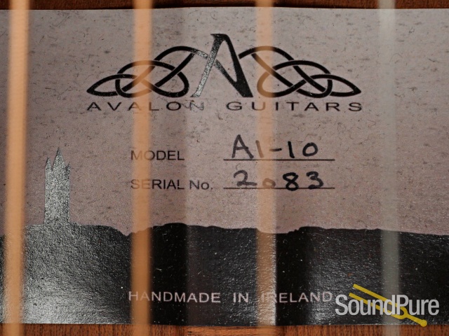 Avalon A1-10 Cedar/Mahogany Acoustic Guitar #2083 - Used — image 2