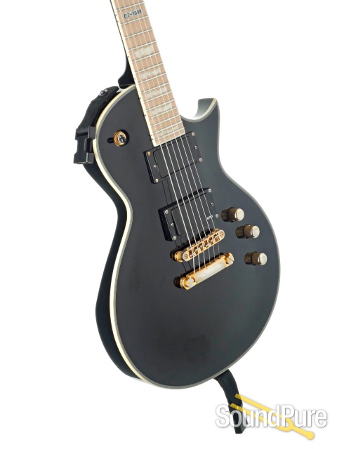 ESP LTD Eclipse EC-1000 Black Guitar #W13010812 - Used — image 2