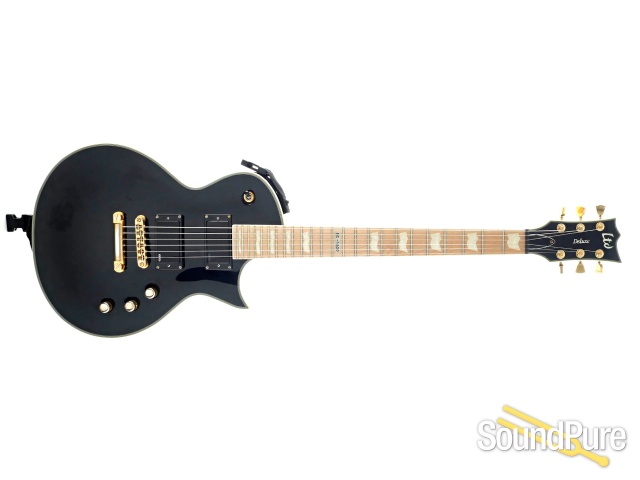 ESP LTD Eclipse EC-1000 Black Guitar #W13010812 - Used — image 8