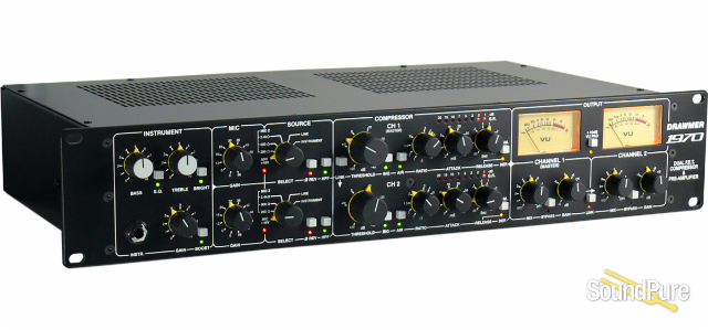 Drawmer 1970 Dual FET Compressor and Preamplifier — image 1