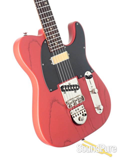 Anderson T Icon Satin Grain Fiesta Red Guitar #09-17-22A — image 2