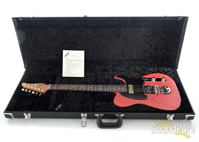 Anderson T Icon Satin Grain Fiesta Red Guitar #09-17-22A — image 6