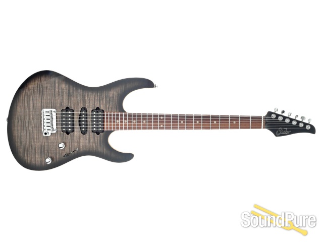 Suhr Modern Plus Trans Charcoal Burst Electric Guitar #68916 — image 8