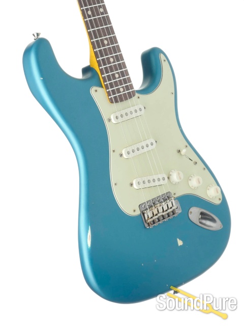 Nash S-63 Turquoise Metallic Blue Electric Guitar #SND-196 — image 2