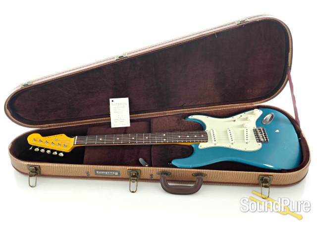 Nash S-63 Turquoise Metallic Blue Electric Guitar #SND-196 — image 5