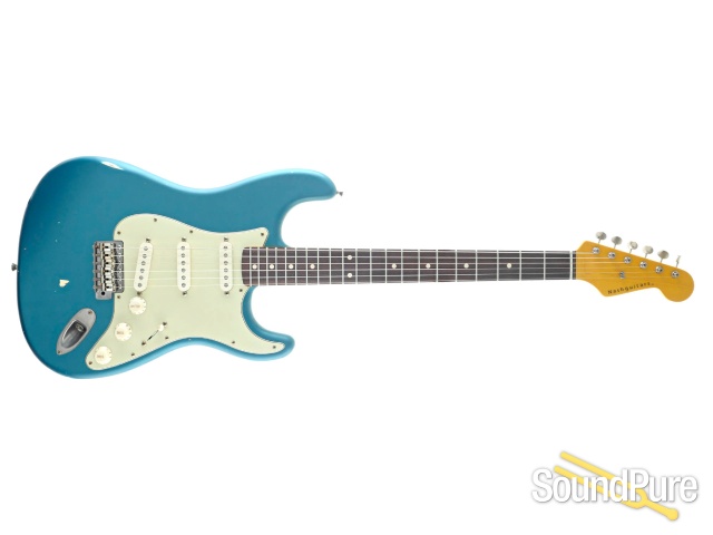 Nash S-63 Turquoise Metallic Blue Electric Guitar #SND-196 — image 9