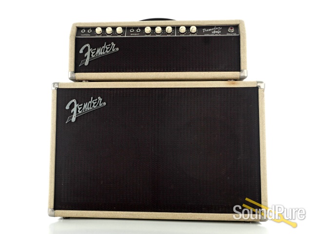 1962 Fender Tremolux Head & 2x10" Cabinet #00966 - Used — image 1
