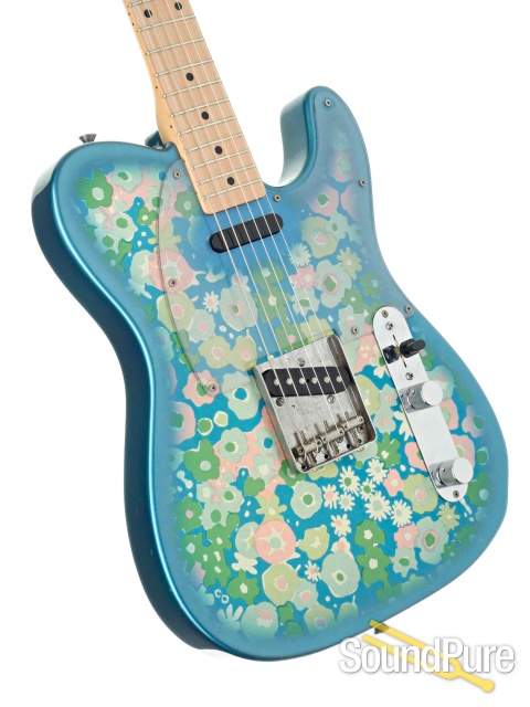 Fender Blue Flower Telecaster Guitar #P058785 — image 2