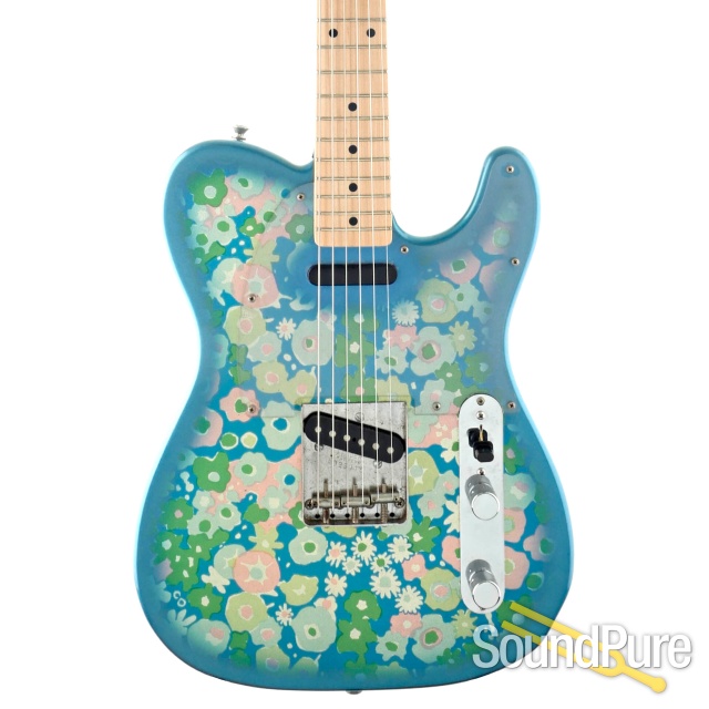 Fender Blue Flower Telecaster Guitar #P058785 — image 1