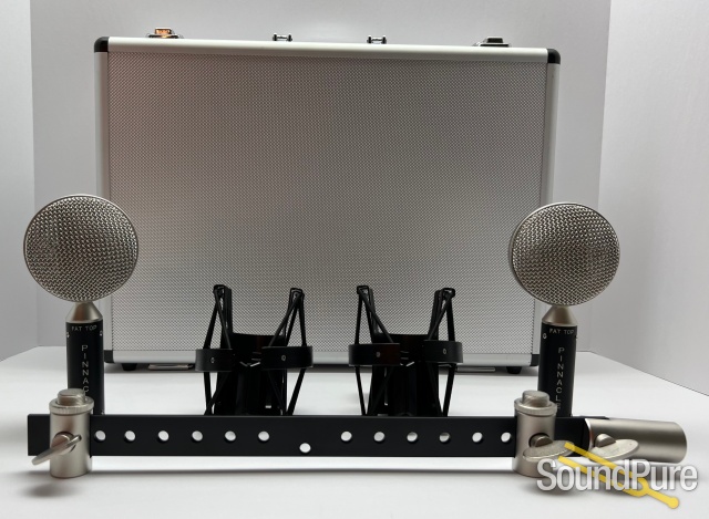 Pinnacle Fat Top Black Stereo Pair Ribbon Microphones