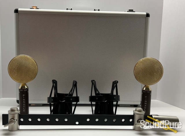 Pinnacle Fat Top Brown Ribbon Microphone Stereo Pair — image 1