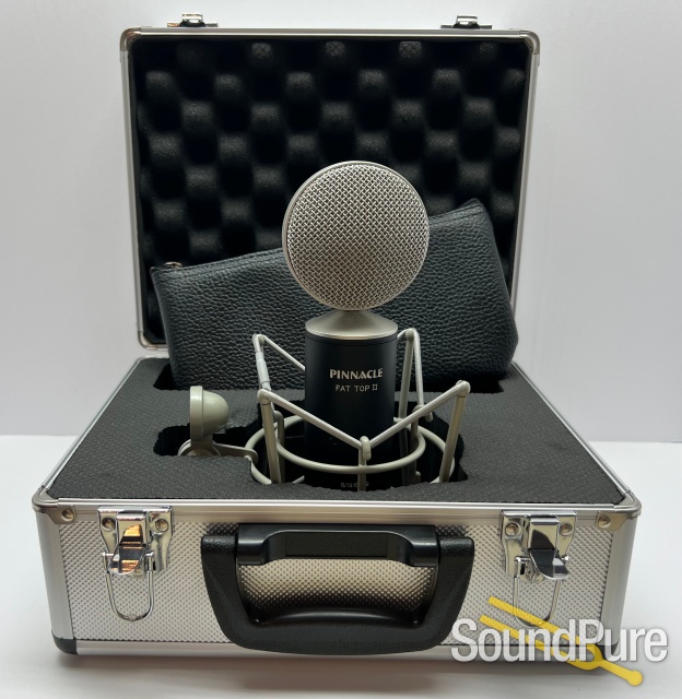 Pinnacle Fat Top II Black w/ Lundahl Deluxe Ribbon Mic — image 1