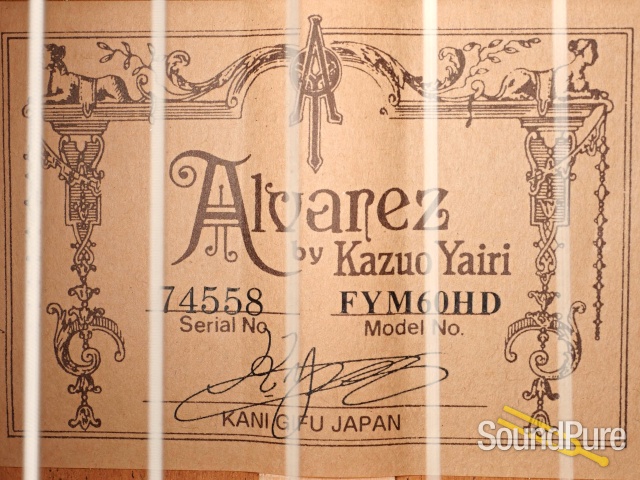 Alvarez FYM60HDE Acoustic Guitar #74558 - Used — image 2
