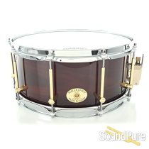 Noble & Cooley 6x14 Classic SS Cherry Snare Drum-Blackwash