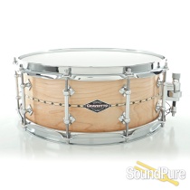 Craviotto 5.5x14 Maple Custom Snare Drum-Maple Inlay 45/45
