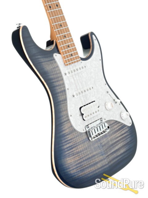 Suhr Standard + Faded Trans Whale Blue Burst Guitar #68921 — image 3