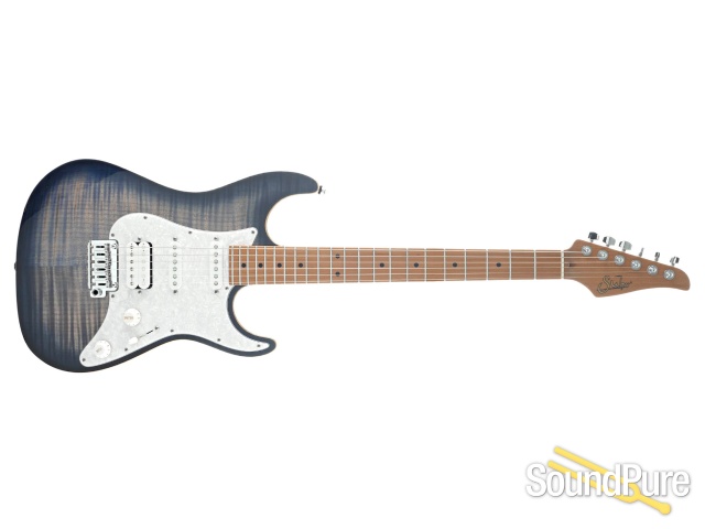 Suhr Standard + Faded Trans Whale Blue Burst Guitar #68921 — image 4