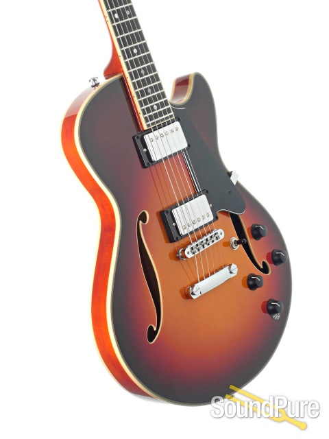 Comins GCS-1ES Autumn Burst Semi-Hollow Guitar #112179 — image 2