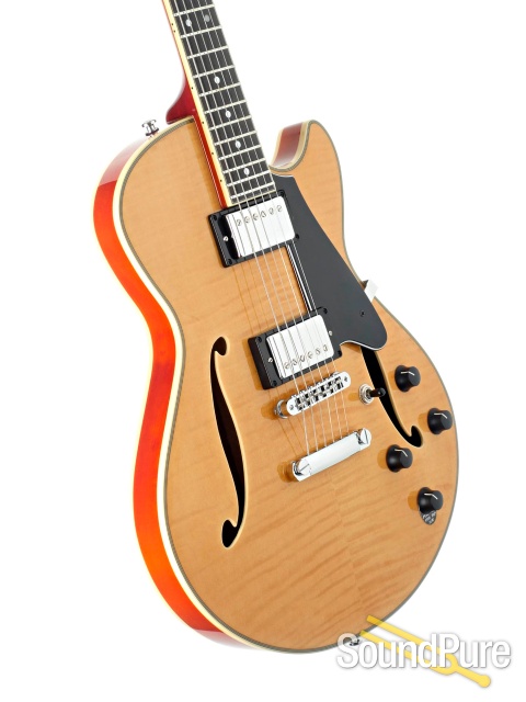 Comins GCS-1 Vintage Blonde Semi-Hollow Electric #112420 — image 2