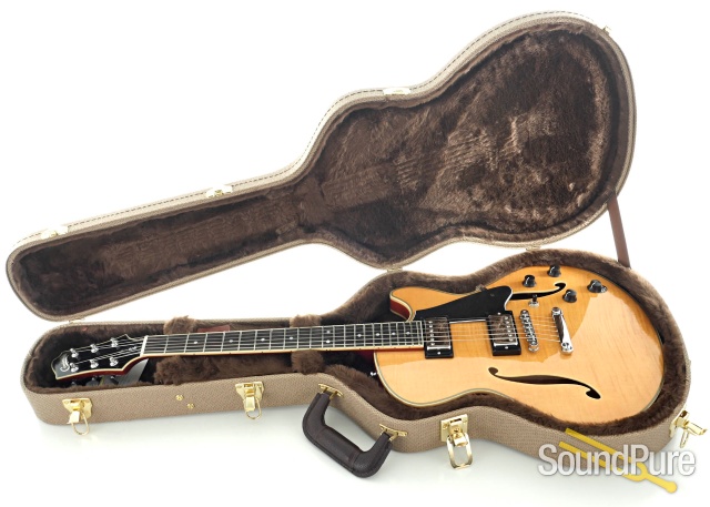 Comins GCS-1 Vintage Blonde Semi-Hollow Electric #112420 — image 4