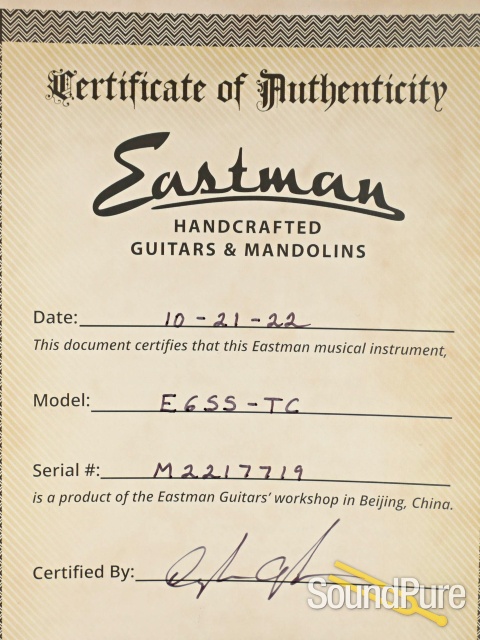 Eastman E6SS-TC Acoustic Guitar #M2217719 — image 5