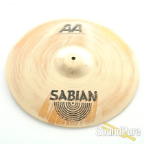 Sabian 18" AA Medium Thin Crash Cymbal-Brilliant Used Sabian 18" AA Medium Thin Crash Cymbal-Brilliant Used