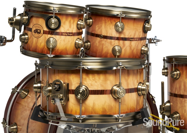 DW 6pc Collectors Exotic 50th Anniversary Exotic Drum Set — image 6