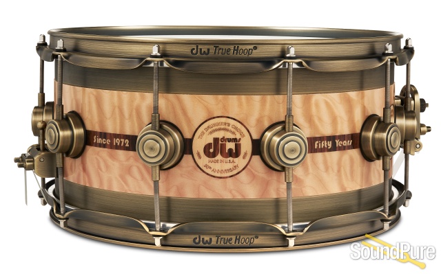 DW 6.5x14 50th Anniversary Limited Edition Maple Snare Drum — image 1
