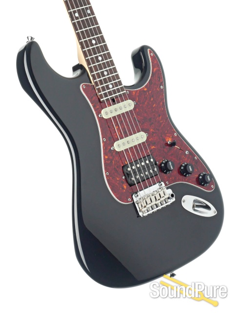 Tyler Classic Black Electric Guitar #21216 - Used — image 2