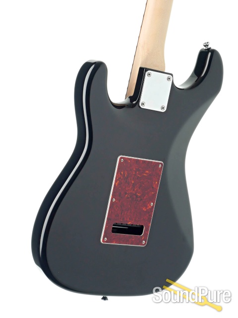 Tyler Classic Black Electric Guitar #21216 - Used — image 3