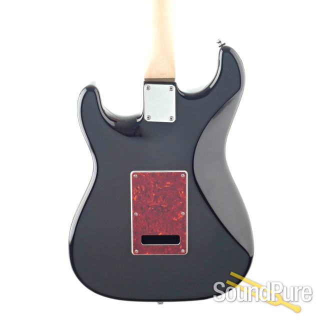 Tyler Classic Black Electric Guitar #21216 - Used — image 5