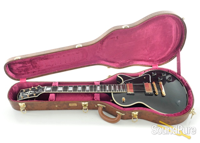 Gibson 2014 CS Les Paul Custom Black R7 Aged #74434 - Used — image 4