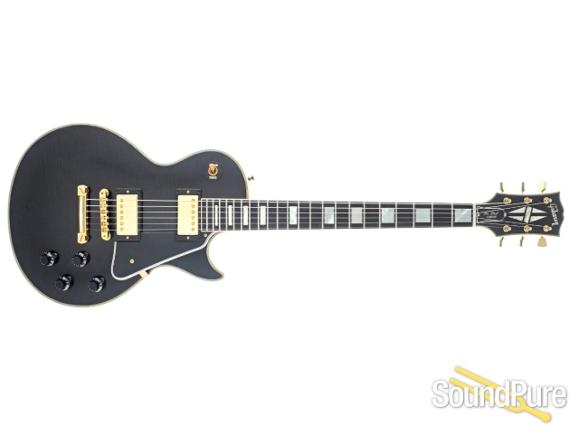 Gibson 2014 CS Les Paul Custom Black R7 Aged #74434 - Used — image 8