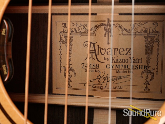 Alvarez Yairi GYM70CESHB Acoustic Guitar  #74488 - Used — image 2
