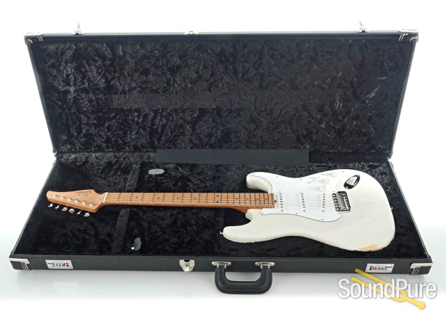 Suhr Custom Classic S Antique Trans White #62905 - Used — image 4