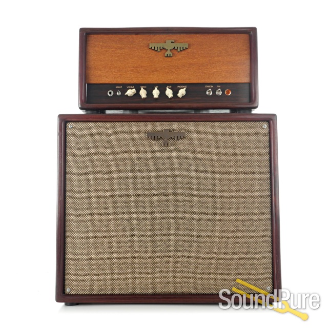 Red Jones Head and 1x12 Speaker Cabinet #RJ 18 003 - Used — image 1