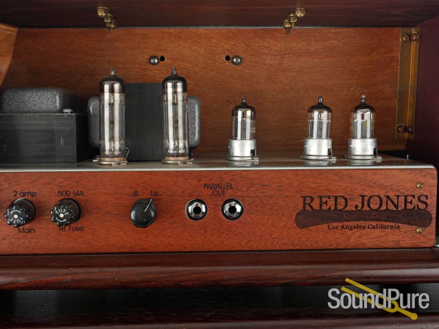 Red Jones Head and 1x12 Speaker Cabinet #RJ 18 003 - Used — image 8