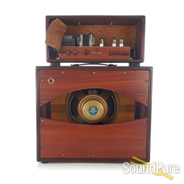 Red Jones Head and 1x12 Speaker Cabinet #RJ 18 003 - Used — image 10