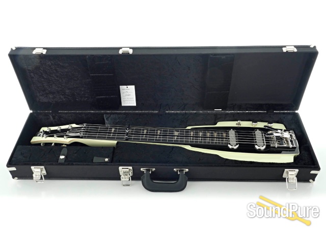 Duesenberg Alamo Ivory Lapsteel Guitar #222369 — image 6