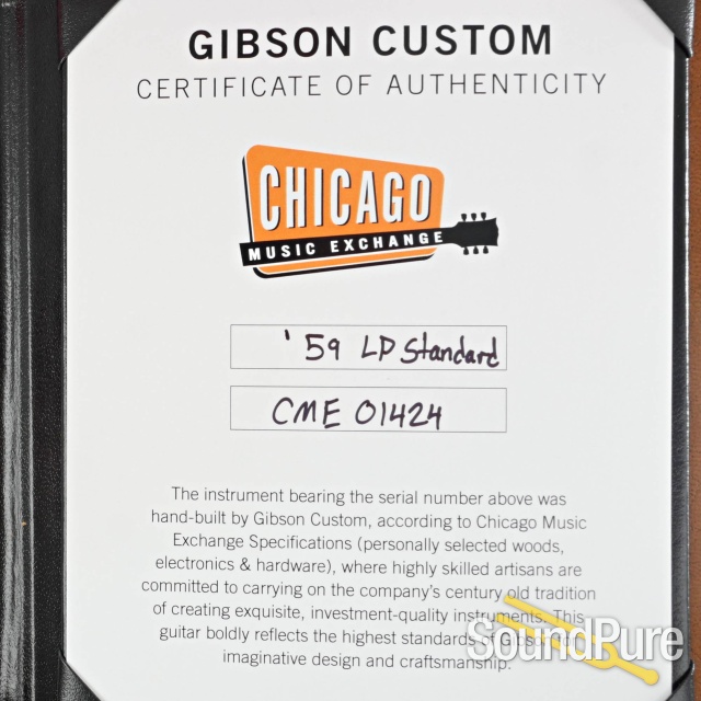 Gibson CS CME '59 Les Paul Standard #CME 01424 - Used — image 5