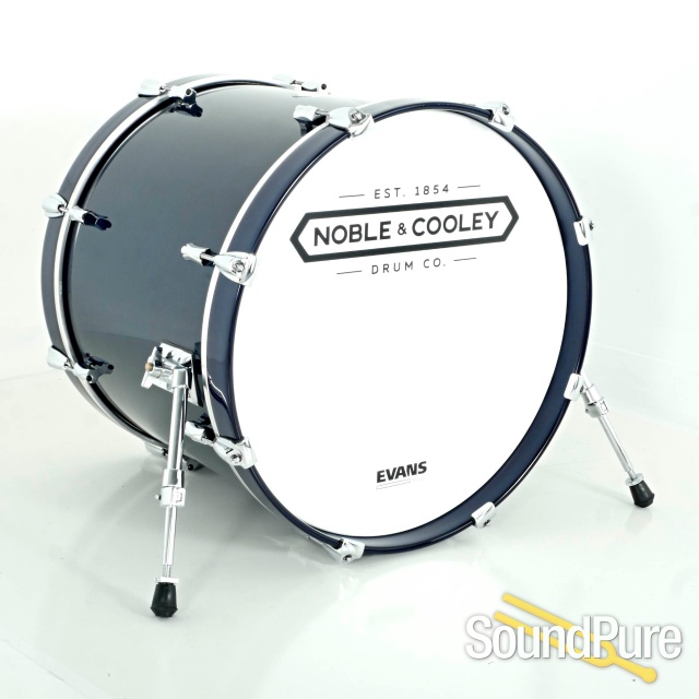 Noble & Cooley 3pc Union Series Tulip Drum Set-Classic Blue — image 6