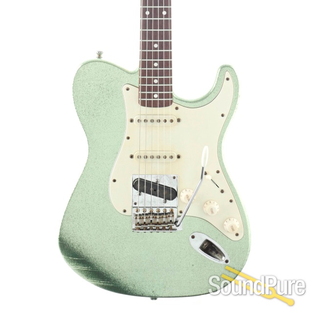 Mario Guitars Honcho Coke Bottle Green Flake #112751 — image 1