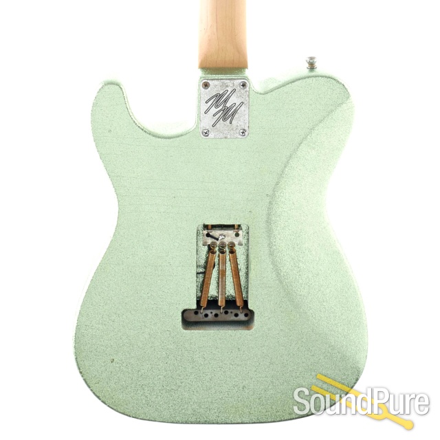 Mario Guitars Honcho Coke Bottle Green Flake #112751 — image 5