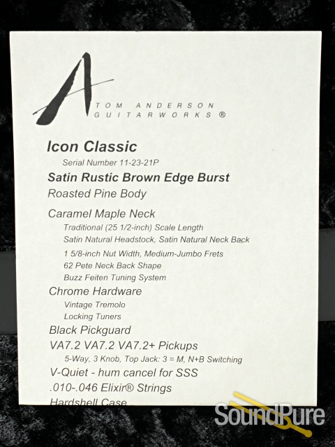 Anderson Icon Classic Satin Rustic Brown #11-23-21P - Used — image 5