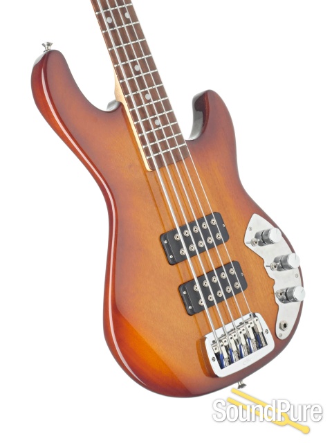 G&L L-2500 CLF Tobacco Sunburst Bass #CLF2111070 - Used — image 2