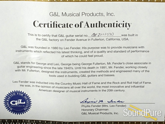 G&L L-2500 CLF Tobacco Sunburst Bass #CLF2111070 - Used — image 5