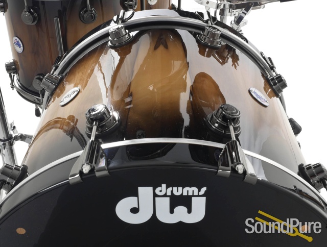 DW 6pc Collectors Exotic Tasmanian Blackwood Drum Set-Used — image 6