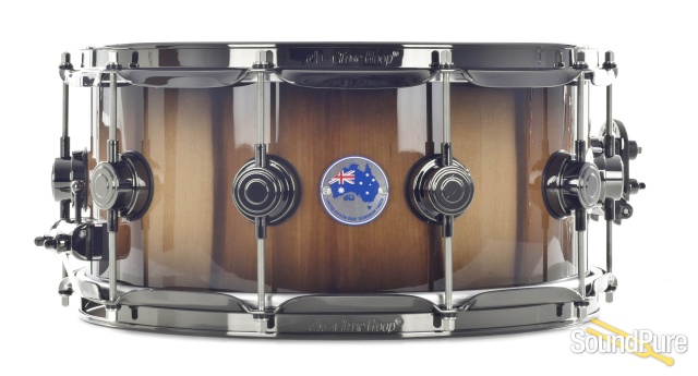 DW 6pc Collectors Exotic Tasmanian Blackwood Drum Set-Used — image 9