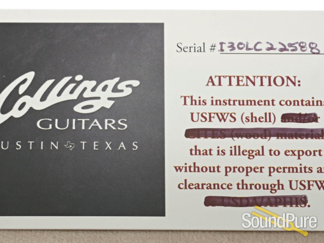 Collings I-30 LC Tobacco Sunburst Electric Guitar #22588 — image 2